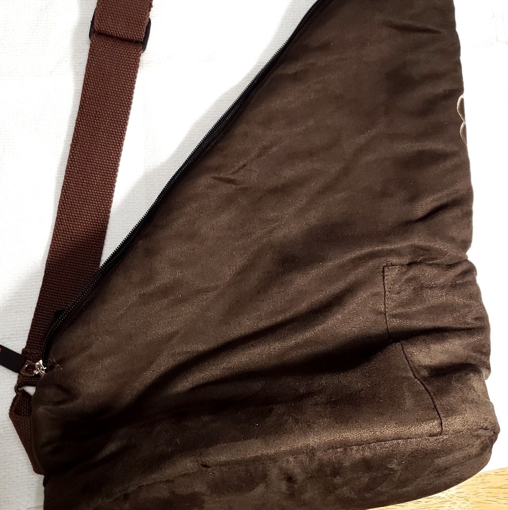 VELVET brown BB carrier messenger